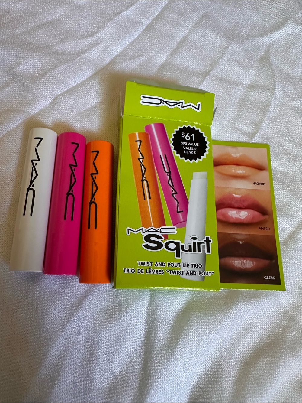 MAC Cosmetics Squirt Twist and Pout Lip Trio